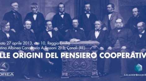 “ALLE ORIGINI DEL PENSIERO COOPERATIVO”: IL 27 APRILE BOOREA E LEGACOOP PRESENTANO TRE LIBRI SULLA COOPERAZIONE