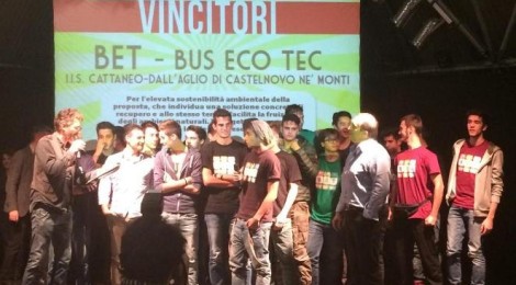 GLI STUDENTI DELL’ITI CATTANEO DI CASTELNOVO NE’ MONTI  VINCONO IL CONCORSO REGIONALE BELLACOOPIA DI LEGACOOP