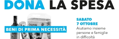 Il 7 OTTOBRE IN 297 PUNTI VENDITA DI COOP ALLEANZA 3.0 RACCOLTA DI BENI DI PRIMA NECESSITÀ PER PERSONE IN DIFFICOLTÀ