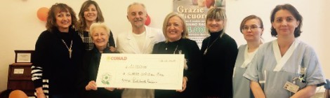 GRAZIE ALL’INIZIATIVA LUCI DEL CUORE DONATI 14 MILA EURO ALLA PEDIATRIA DEL SANTA MARIA NUOVA E AL FUTURO MIRE